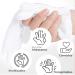 EXBRIECO Pack 1 or Pack 12 Cotton Gloves Moisturizing Gloves Soft Elastic Hand Care Jewelry Waiter Costume M Pack of 12 White - Buy Online on SooperMarket.com
