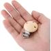 10Pcs Cute Round Wooden Baby Pacifier Clips - Natural Infant Nipple Clasps with 3 Holes | International Shipping - Buy Online on SooperMarket.com