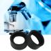 Rubber Eyepiece Guard for 32-36mm Stereo Microscope - 36mm Inner Diameter Eyeshields, Black (KP-H2 Flat Angle) - Buy Online on SooperMarket.com