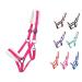 NETPROSHOP Solid horse halter padded and adjustable size Mini Shetty to Full and Coldblood Size: Pony Color: Pink Pink Pony