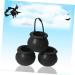 OFFSCH 9 Pcs Large Cooking Pot Halloween Candy Holder Mini Halloween Pumpkin Bucket Black Halloween Candy Bowl Halloween Candy Stands Cauldron Halloween Pendants Decorations Props Skull - Buy Online on SooperMarket.com