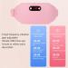 Menstrual Heating Pillows for Women - Portable Electric Heating Belt with 6-Speed Vibration & Fast Heating - Pink - Buy Online on SooperMarket.com