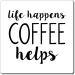 Life Happens Coffee Helps Funny Coffee Shirt | Weekend Shirt | Motivational Tee | Inspirational Shirt | Coffee Lover Gift Magnets 4" 4" - Buy Online on SooperMarket.com