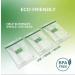 Smelly Proof Reusable Food Storage Container Bags - BPA Free PEVA Freezer Bags - Dishwasher Safe - No Odor Triple Zip - 10 Pack (Medium 6.5 x 7.5) - Buy Online on SooperMarket.com