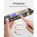 Wavytalk Pro Titanium Flat Iron 2 In 1 Hair Straightener and Curling iron 170 -450 Faster Heating Up Convenient Hair Tools with Dual Voltage LCD Display Matt Black - Buy Online on SooperMarket.com