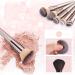 14-Piece Champagne Gold Makeup Brush Set - Premium Wood Handle Beauty Tools for Foundation & Eye Shadow - Buy Online on SooperMarket.com