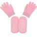 Pinkiou Moisturizing Gel Socks & Gloves for Cracked Hands & Feet - Softening Treatment (Pink) - Buy Online on SooperMarket.com