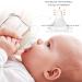 Gulicola Natural Glass Baby Bottle 5oz 2-Pack Medium Flow Anti-Colic for Breastfed Babies 3 Months+ - Grey White - Buy Online on SooperMarket.com