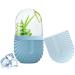 Ice Roller For Face Eyes and Neck To Brighten Skin & Enhance Your Natural Glow/Reusable Facial Treatment to Tighten & Tone Skin & De-Puff The Eye Area (Blue)