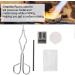 Salmue Graphite Crucible Set - Melting Kit with Ingot Mold, Silica Crucible, Graphite Rod, 25cm Tong for Gold, Silver, Platinum - Buy Online on SooperMarket.com