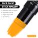 Go Ho Water Based Orange Face Paint Stick 1.06 Oz - Non-Toxic Washable Cream Makeup for Adults & Children - Full Coverage Body Paint for Theater, Halloween, SFX & Cosplay - Buy Online on SooperMarket.com