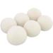 Wool Dryer Balls - 2.8in Natural & Fragrance-Free - Reusable 6pk for Sensitive Skin | Eco-Friendly Laundry Solution - Buy Online on SooperMarket.com