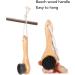 Manual Facial Cleansing Brush Long Wooden Handle Super Soft Manual Exfoliating Facial Brush Exfoliating Deep Cleansing for Home - Buy Online on SooperMarket.com
