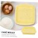 IMIKEYA 3 Pcs Cake Mold Roasting Pan Baking Pans Cupcakes Cupcake Pans Silicone Baking Molds Silicone Mold Silicone Baking Pan Non-Stick Baking Mold Silicone Bakeware Oven Silica Gel Fudge 26.5x24.5cmx3pcs Yellowx3pcs - Buy Online on SooperMarket.com