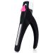 AORAEM Adjustable Nail Clippers with Nail File False Nail Cutter Clip Tool Nail Trimmer for Nail Extension Home DIY Black Aa-black-new