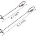 QBLEEV Stainless Steel Bird Food Holder - Parrot Fruit & Vegetable Stick Foraging Toy & Treat Skewer - Buy Online on SooperMarket.com