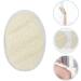 NOLITOY 3pcs Natural Loofah Sponge Set - Exfoliating Bath & Shower Body Brush for Spa Skincare & Makeup Removal - Buy Online on SooperMarket.com