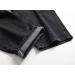 Retro Ripped Slim Jeans Men Regular Fit Distressed Vintage Denim Black 34 - Buy Online on SooperMarket.com