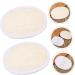 6 Pcs Natural Bath Towel & Luffa Scrubber Set - Eco-Friendly Face Sponge & Body Cleaning Gloves for Spa-Like Bath Experience - Buy Online on SooperMarket.com