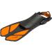 Cressi Adult Short Adjustable Swim Fins | UltraResistant Buckles | Ideal for Travel | Bonete | Designed in Italy | L/XL | US Man 9-13 | US Lady 10-14 | EU 42-47 | Black/Orange - Buy Online on SooperMarket.com