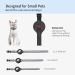 Kocnydey Reflective Airtag Cat Collar - Adjustable Anti-Wing Collar for Cats & Small Dogs (Black XS 19-26cm) | Apple AirTag Compatible - Buy Online on SooperMarket.com