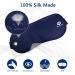 Heated Eye Mask for Dry Eyes - 100% Silk Sleep Mask with Adjustable Temp and USB Port for Puffy Eye Relief - Electric Dry Eye Relief Mask in Blue Color - Buy Online on SooperMarket.com