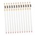 Mikinona 12pcs Eyebrow Pencil Sharpener Eyebrow Pencils Brow Pencil for Makeup Women Brow Pencil White Wooden