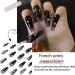 Ruarby False Nails Full Cover Nail Tips Butterfly Press On Nails French Tip False Nails Stick on Nails DIY Manicures Supplis - Buy Online on SooperMarket.com
