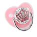 Shop Bling Baby Pacifier - Rhinestone Crown Ultra Soft Silicone BPA Free - Safe Toddler Pacifier Size M (Pink) | Fast International Shipping - Buy Online on SooperMarket.com