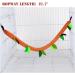 5pcs Hamster Hanging Cage Accessories Set: Leaf Wood Design Hammock, Swing, Ropeway Channel - for Guinea Pig, Rat, Birds, Parrot, Gerbil, Sugar Glider, Squirrel - Buy Online on SooperMarket.com