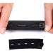 COEAYO 4PCS Elastic Waistband Extenders - Adjustable Button Extenders for Jeans | Black Waistband Expanders for Men and Women - Buy Online on SooperMarket.com