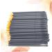 Baluue 100pcs Wand Applicator Eyeliner Liquid Eye Makeup Brushes White Liquid Eyeliner White Eye Liner 15cmX10cm Orange - Buy Online on SooperMarket.com