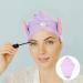 MAGICLULU Hair Protection 4pcs Bunny Ears Dry Hair Hat Hair Ring Quick Dry Coral Fleece Hair Health Violet - Buy Online on SooperMarket.com