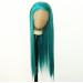 Emerald Green Synthetic Lace Front Wig - Long Straight Teal Wig for Black Women - Buy Online on SooperMarket.com