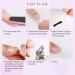 Saviland 15ML Nail Glue Gel Set - Clear & Nude Pink 4-in-1 for Press on Nails, Acrylic, UV Gels - Manicure Starter Set - Buy Online on SooperMarket.com