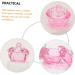 FRCOLOR 8 Pcs Pink Plates Nail Cleaner Drill Bits for Nails Nail Dappen Dish Dappen Bowl Nail Organizers and Storage for Nail Tech Monomer Dish with Lid Vegetable Bowl Glass With Cover 4.2x4.2cmx4pcs Pinkx4pcs - Buy Online on SooperMarket.com