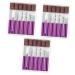 POPETPOP 3 Sets Nail Bits Nail Drill Tool Gel Polish Remover Drill Bit Manicure Drill Bits Cuticle Drill Bit Pedicure Bits Nail Polish Tools Nail Polish Accessories Purple Equipment Grid 6.5x5.5cmx3pcs Purplex3pcs