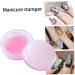 Tossens Pink Nail Art Stamper - Soft Tool for French Smile Line & DIY Nail Decoration - Buy Online on SooperMarket.com
