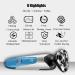 GeRRiT Electric Razor for Men - Waterproof Rotary Shaver Cordless USB Rechargeable Beard Trimmer Ideal Gift for Husband & Dad - Buy Online on SooperMarket.com