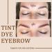 Reddhoon Eyebrow Tint Dye Kit Long Lasting Brow Dye Cream for Eyebrow Tinting Semi Permanent Eyebrow Dye Kit with Brush Makeup Tools for Professional and Beginner 02# Maroon - Buy Online on SooperMarket.com