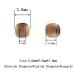 1000pcs Light Brown Vlasy Silicone Lined Nano Rings Beads for Nano Tip Hair Extensions - Micro Nano Beads for Seamless Application | Pack of 1 - Buy Online on SooperMarket.com