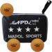 MAPOL 2 Pack 4 Star Professional Ping Pong Paddle Set with Carry Case - Advanced Training Table Tennis Rackets - Buy Online on SooperMarket.com