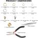 Anzlah 1200 pcs Gold & Silver Jump Rings & Lobster Clasps Fixing Kit with Pliers & Tweezers - O Rings for Jewelry Making - Buy Online on SooperMarket.com