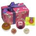 Bomb Cosmetics Crackerlackin' Handmade Wrapped Bath and Body Gift Pack Includes 5 Pieces 500g
