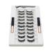 Magnetic Eyelashes And Eyeliner Kit Reusable Magnetic Lashes With Eyeliner And Tweezers 3D Natural Look False Eyelashes Magnetic Eyelash Kit Natural Look Magnetic Eyelash Kit With Applicator Tool