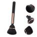 Multi-Function Manicure & Cleaning Brush - Foundation Blending & Nail Remover Tool | Black 14.5x3cm | Perfect for Skincare & Dust Collection - Buy Online on SooperMarket.com