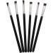 Baluue 12 Pcs Flat Eyebrow Brush Eyebrow Eyeliner Brush Eyeliner Makeup Brush Eye Brush Wooden Handle Black - Buy Online on SooperMarket.com