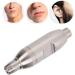 Ergonomic Manual Nose Hair Trimmer - Portable Stainless Steel Design for Men & Women - Easy Clean & Tidy - Buy Online on SooperMarket.com