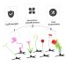 KALLORY 56 pcs Plant Girls Mixed Style Toddler Barrettes - Mini Sprout Hairpins Pins for Kids Party with Grass Sprouts, Little Mushrooms, Butterflies - Novelty Simulation Barrette Set - Buy Online on SooperMarket.com