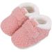 Cheerful Mario Baby Winter Home Slippers - Pure Pink 6-12 Months - Buy Online on SooperMarket.com